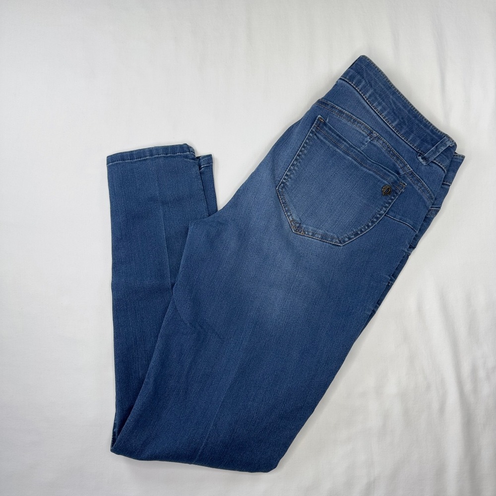 Democracy Jeans Women's 12 Ab Solution Skinny Blue Denim Pants